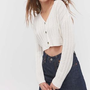 Urban Outfitters Carly Cardigan, Cream size M